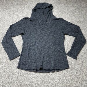 Women’s Columbia OuterSpaced Charcoal Gray White Hooded Sweatshirt Size‎ XL